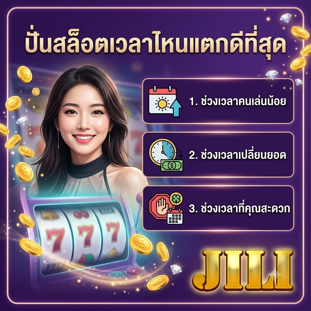 ปั่นสล็อตเวลาไหนแตกดีที่สุด
